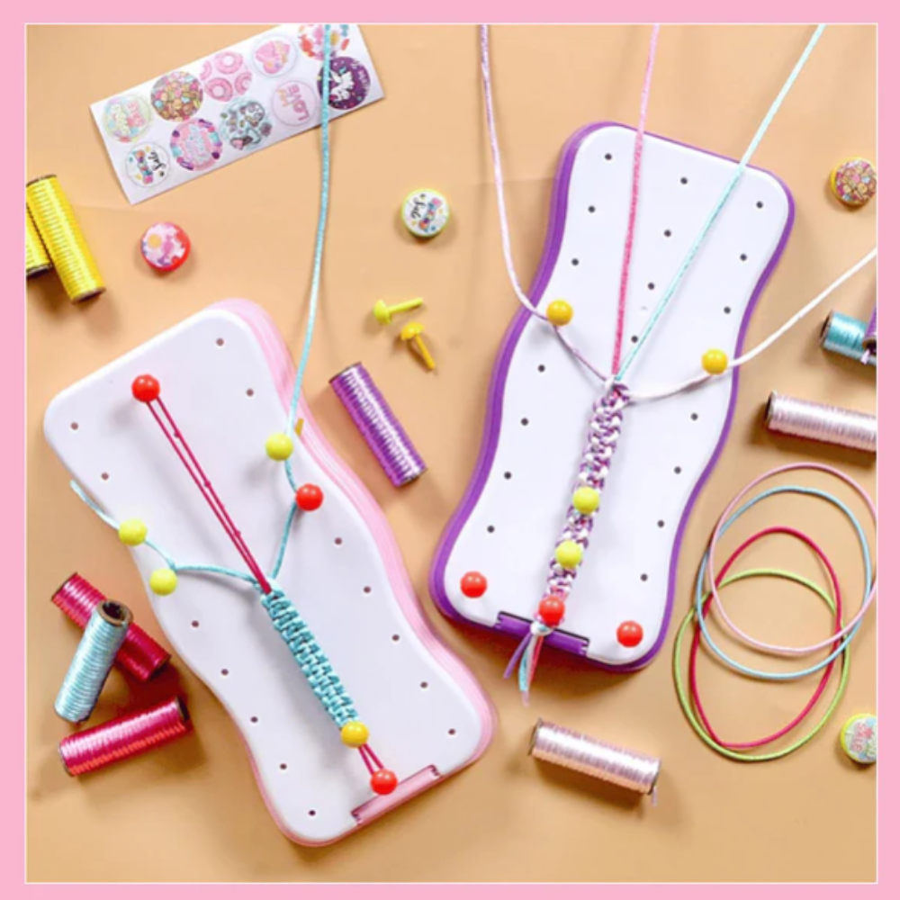  طقم صنع الحبال والضفائر اليدوي – DIY Hand Braider Set - Image 2